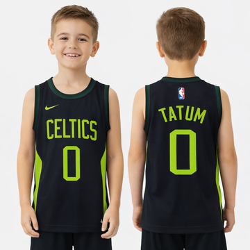 Kids Sleeveless Basketball Jersey-Celtics 0-AM Retro Store