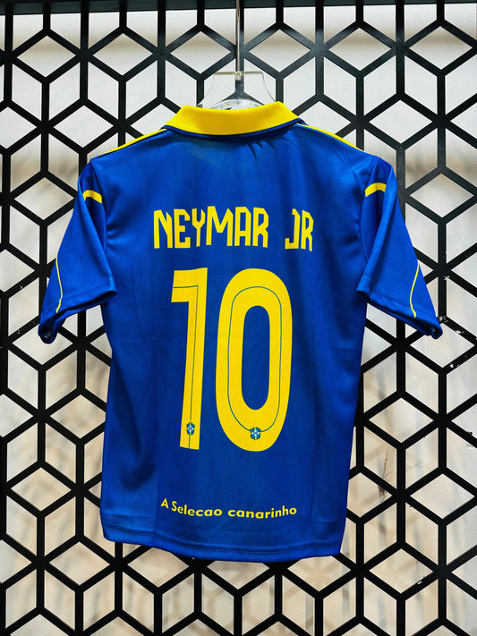 Kids/Boys Collar Five Sleeve - Brazil Fan Jersey-AM Retro Store