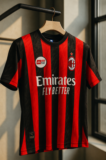 AC Milan 2025/26 Home-Rafa Leao-Signature Embroidery