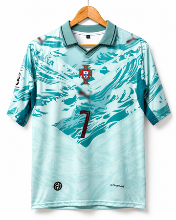 Portugal 2026 World Cup Away-Ronaldo-Collar Five Sleeve-AM Retro Store