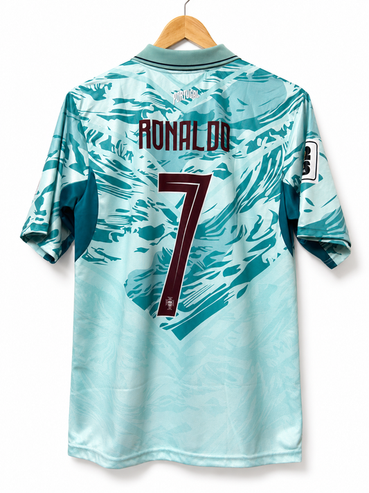 Portugal 2026 World Cup Away-Ronaldo-Collar Five Sleeve-AM Retro Store