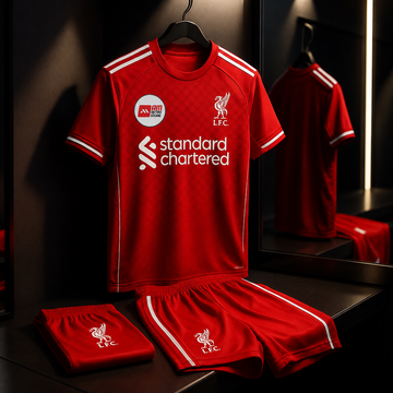 Liverpool 2025/26 Home-Jersey with shorts