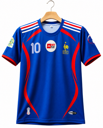 France 2006 Home-ZIDANE 10-Sublimation-AM Retro Store