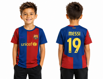 Kids/Boys Jersey-Barcelona Messi 19-AM Retro Store