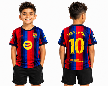 Kids/Boys Barcelona 2026/27 Jersey-LAMINE YAMAL 10-AM Retro Store