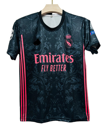 Real Madrid 2020/21 Third Kit-SERGIO RAMOS 4-Half sleeve Sublimation-AM Retro Store