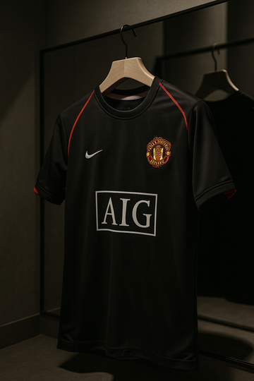 Manchester United 2007/08 Away-Ronaldo-Embroidery-AM Retro Store