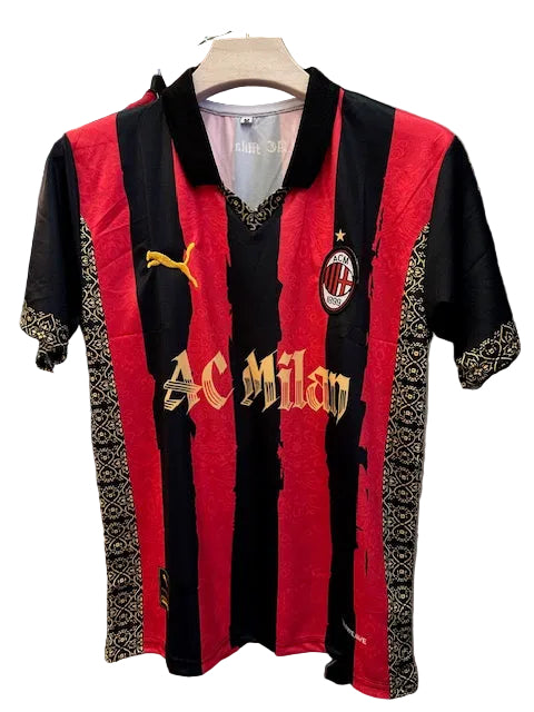 AC MILAN Retro Special Edition Kit-Ronaldinho-Collar Half Sleeve Embroidery-AM Retro Store