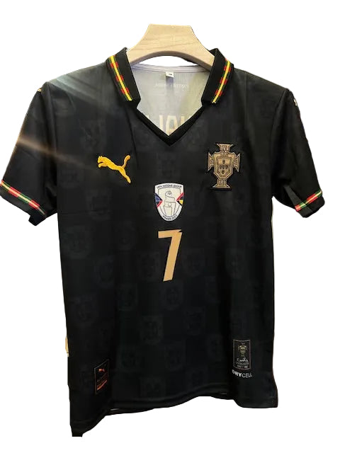 Portugal 2025/26 Authentic Special Edition -Ronaldo- Embroidery-Collar Half Sleeve-AM Retro Store