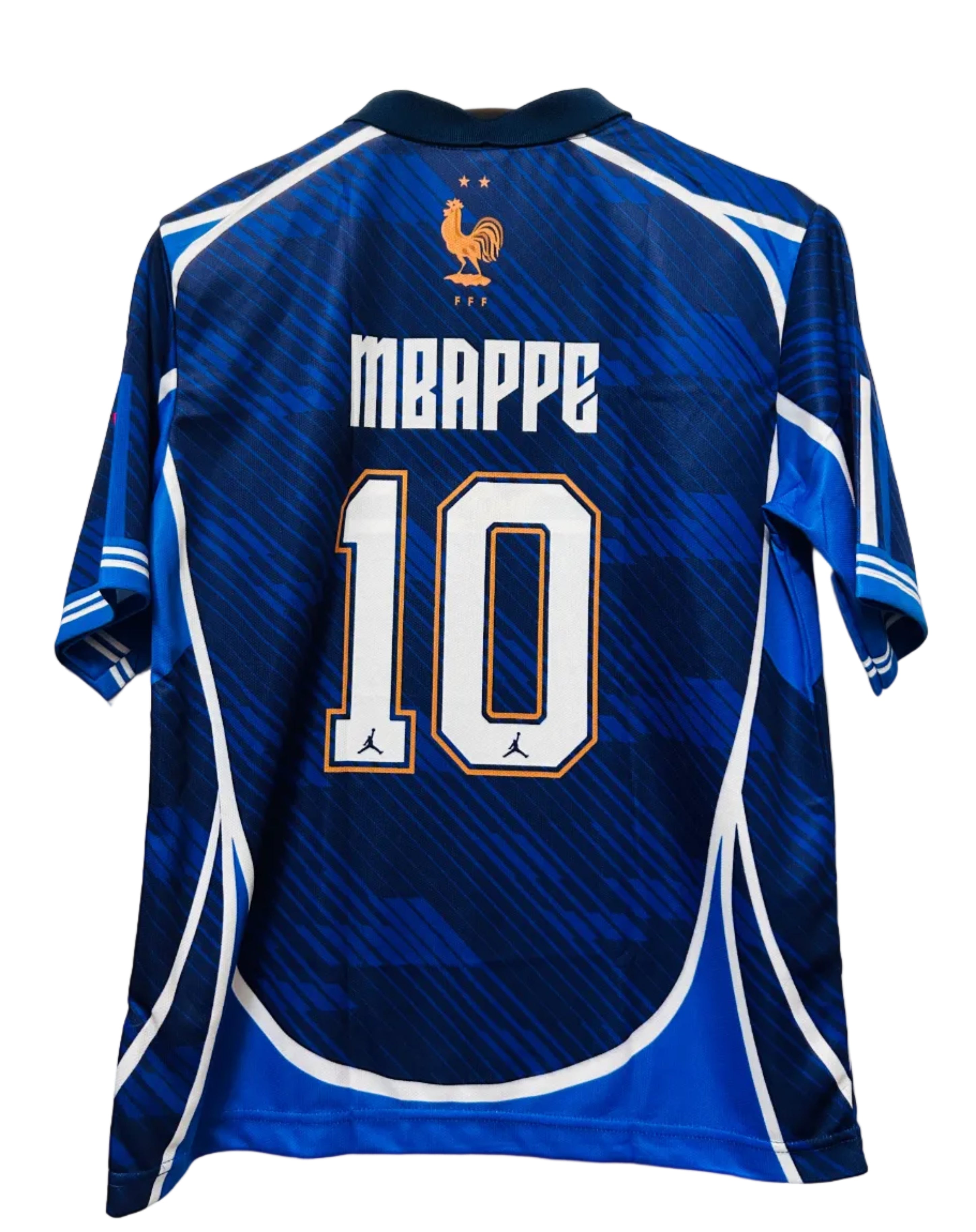 France 2026 Fan Edition Jersey-MBAPPE 10-Collar Five Sleeve-AM Retro S