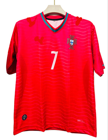 Portugal 2026 Home-Ronaldo 7-V Neck Five Sleeve-AM Retro Store