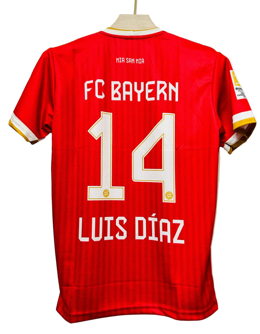 FC Bayern 2026/27 Home-LUIS DIAZ 14-AM Retro Store