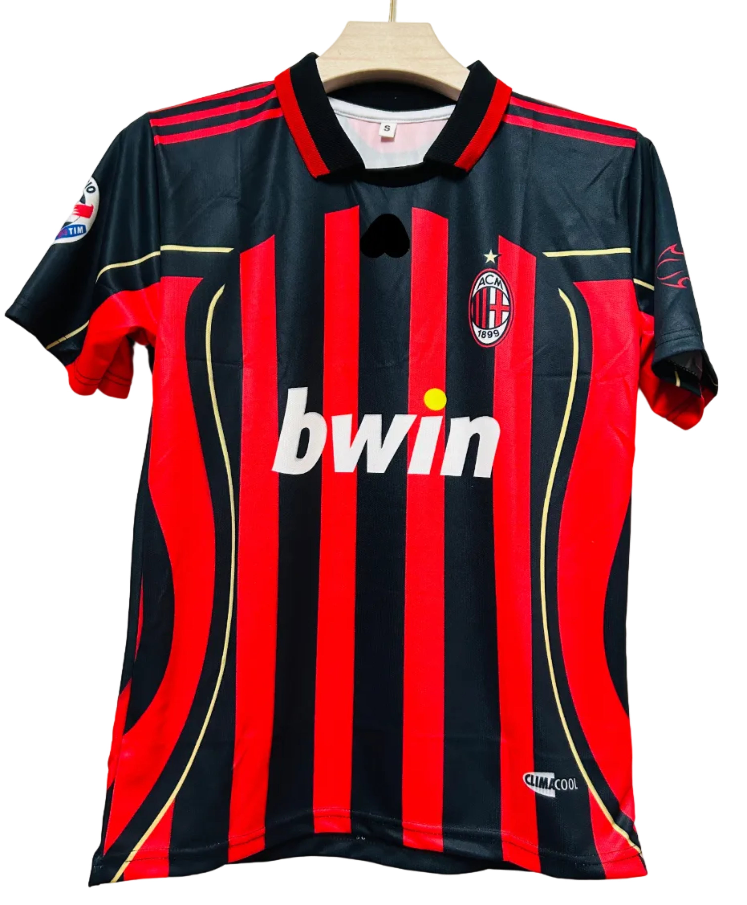  AC Milan 06-07KAKA 22 ユニフォーム AC Milan 2006/07 Home-KAKA 22-Collar Half Sleeve-AM Retro Store