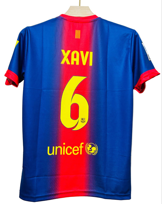 Barcelona 2012/13 Home Jersey-XAVI 6-AM Retro Store