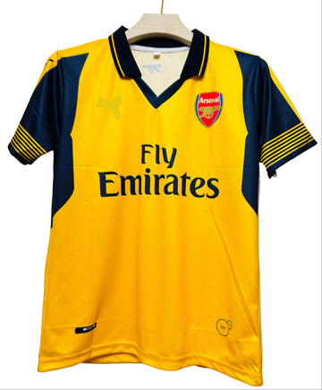 Arsenal 2016/17 Away Retro-OZIL 11-Collar Half Sleeve-AM Retro Store