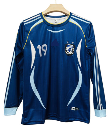 Argentina 2006 Away Retro-MESSI 10-Full Sleeve-Embroidery-AM Retro Store