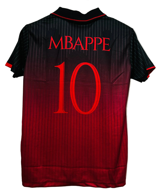 France Special Edition -MBAPPE 10-Collar Half Sleeve-Embroidery-AM Retro Store