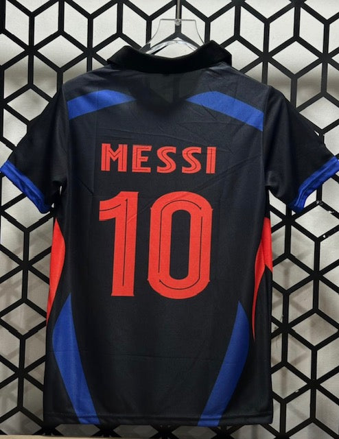 FC Barcelona Special Edition Jersey-MESSI- Embroidery- Collar Half Sleeve-AM Retro Store
