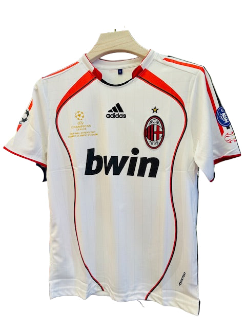 AC Milan 2006/07 Away-KAKA-Signature Embroidery-Retro Jersey-Vintage Jersey