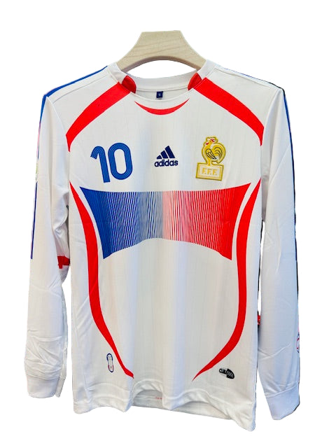 France 2006/07 Away-Zidane-Signature Embroidery Full Sleeve