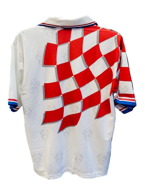 Croatia 1998 Retro Jersey--Collar Five Sleeve-AM Retro Store