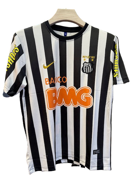 Santos 2012/13 Away-Neymar-Signature Embroidery