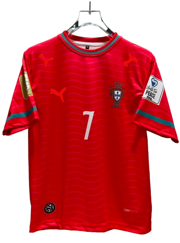 Portugal 2026 World Cup Home-RONALDO 7-Five Sleeve-Sublimation-AM Retro Store