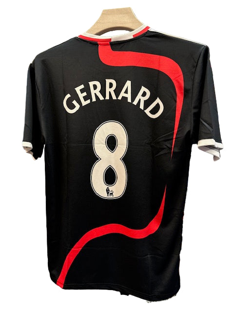 Maillot vintage Third Liverpool #8 Gerard saison 2007-2008 taille XL