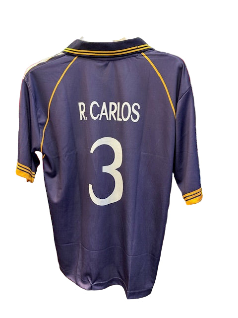 Real Madrid 1998/99 Third kit-R Carlos-Collar Five Sleeve-AM Retro Store