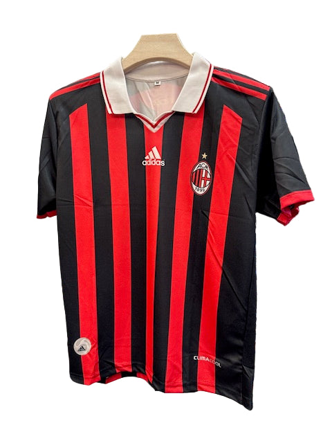AC Milan 2008 -Ronaldinho-Retro-Collar Half Sleeve-AM Retro Store