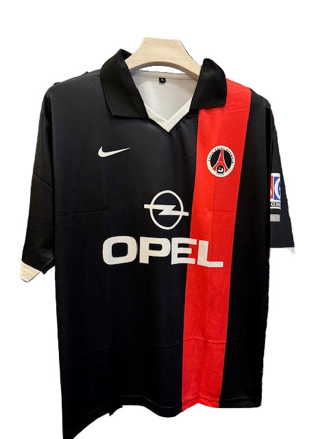PSG 2001/02 Home Kit-Ronaldinho-Collar Five Sleeve-AM Retro Store