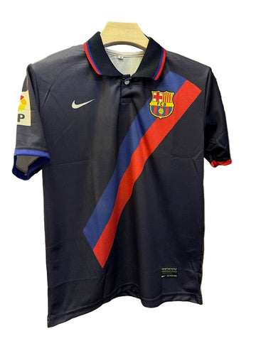 Barcelona 2002/03-Away- Ronaldinho-Collar Half Sleeve-AM Retro Store