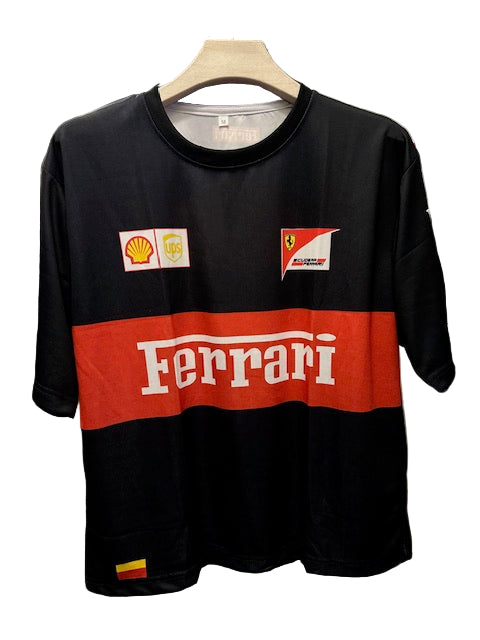 Ferrari Racing Jersey-Over Size-AM RETRO STORE