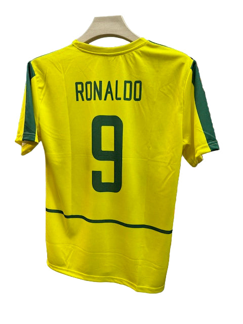Brazil 2002 Home-Retro-Ronaldo Nazario -AM Retro Store