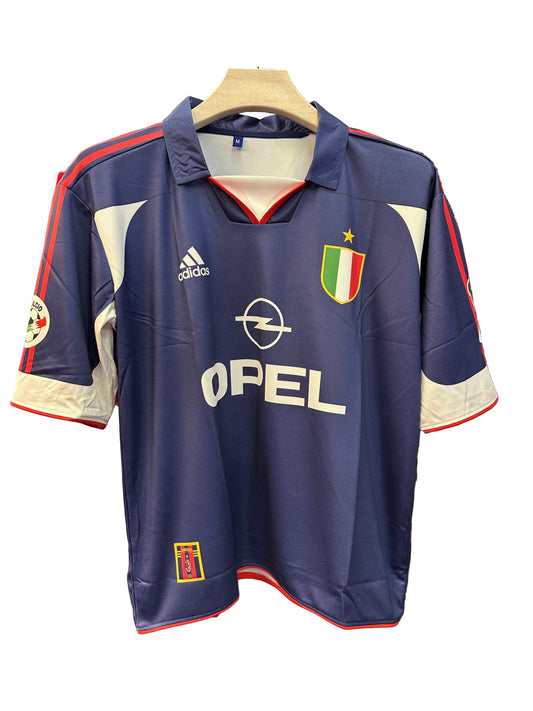 AC Milan 1999/2000 Third Kit-Maldini-Siganture-Collar Five Sleeve-AM Retro Store