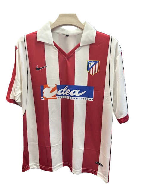 Atletico Madrid 2001/02 Home-TORRES- Collar Five Sleeve-AM Retro Store
