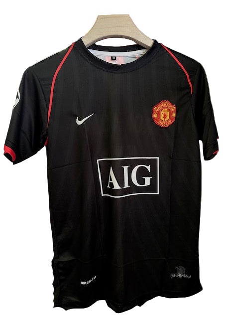 Manchester United 2007/08 Away-Ronaldo-Embroidery-AM Retro Store