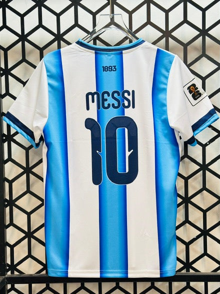 Argentina 2026 World Cup Home Jersey-Embroidery-MESSI 10- AM Retro Store