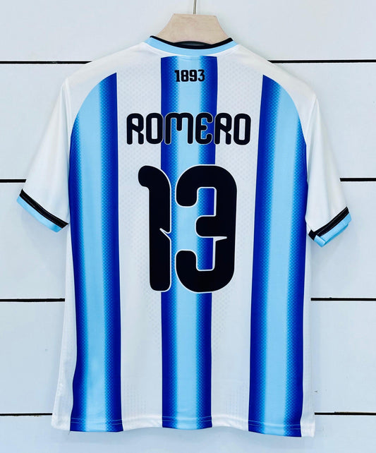 Argentina World Cup Home Jersey-ROMERO 13-AM RETRO STORE