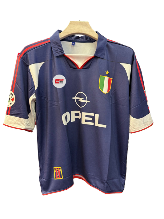AC Milan 1999/2000 Third Kit-Maldini-Siganture-Collar Five Sleeve-AM Retro Store
