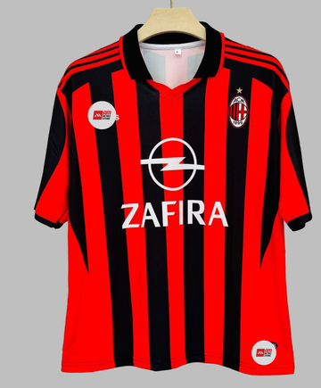 AC MILAN 2005/06 Home-Gattuso-Collar Five Sleeve-AM Retro Store
