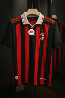 AC Milan 2008 -Ronaldinho-Retro-Collar Half Sleeve-AM Retro Store