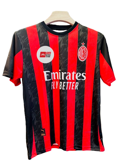 AC Milan 2025/26 Home-Rafa Leao-Signature Embroidery