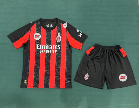 AC Milan Home 2025/26- Jersey with Shorts