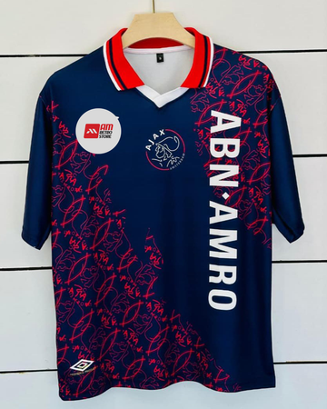 Ajax 1994-1995 Away-Davids-Collar Five Sleeve-AM Retro Store