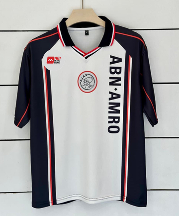 Ajax 1998/99 away-Litmanen--Collar Five Sleeve-AM Retro Store