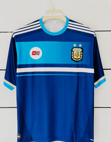Argentina 2011/12 Away-Messi-Five Sleeve-Embroidery