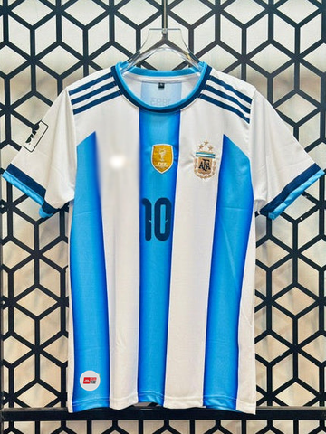 Argentina 2026 World Cup Home Jersey-Embroidery-MESSI 10- AM Retro Store