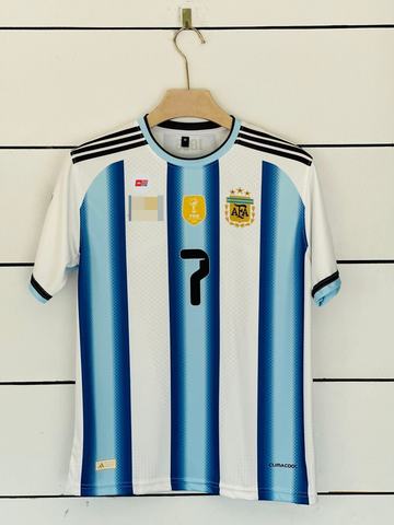 Argentina World Cup 2026 Home Jersey-DE PAUL 7-AM RETRO STORE