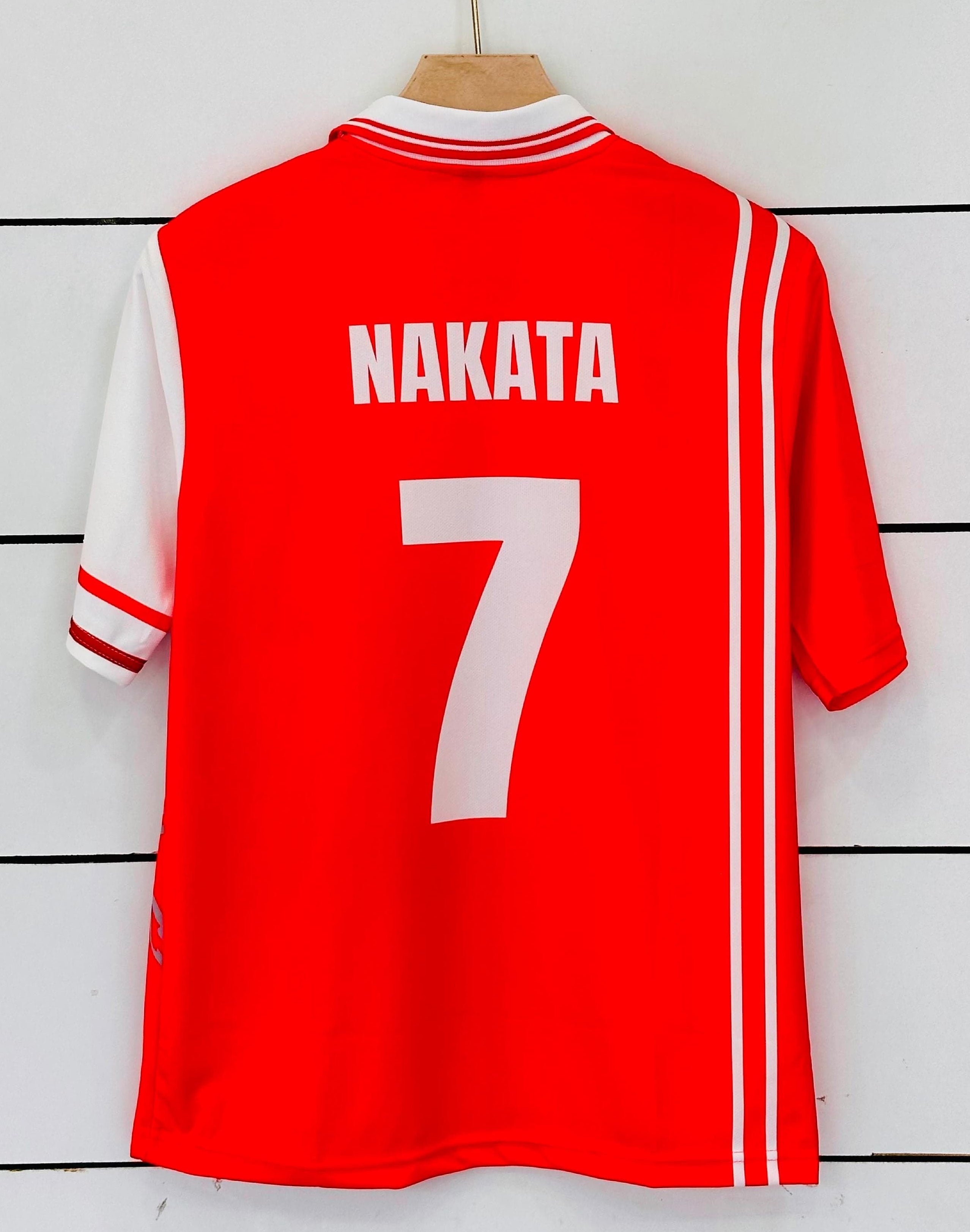 Perugia Retro 1998/99 Home Jersey-NAKATA 7-Collar Five Sleeve-AM Retro